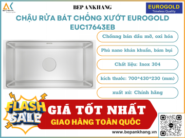 Chậu rửa bát chống xướt Eurogold EUC17643EB